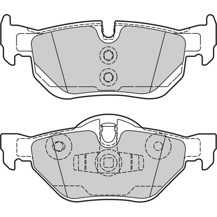 Valeo 598703 Bremsbelagsatz, Scheibenbremse