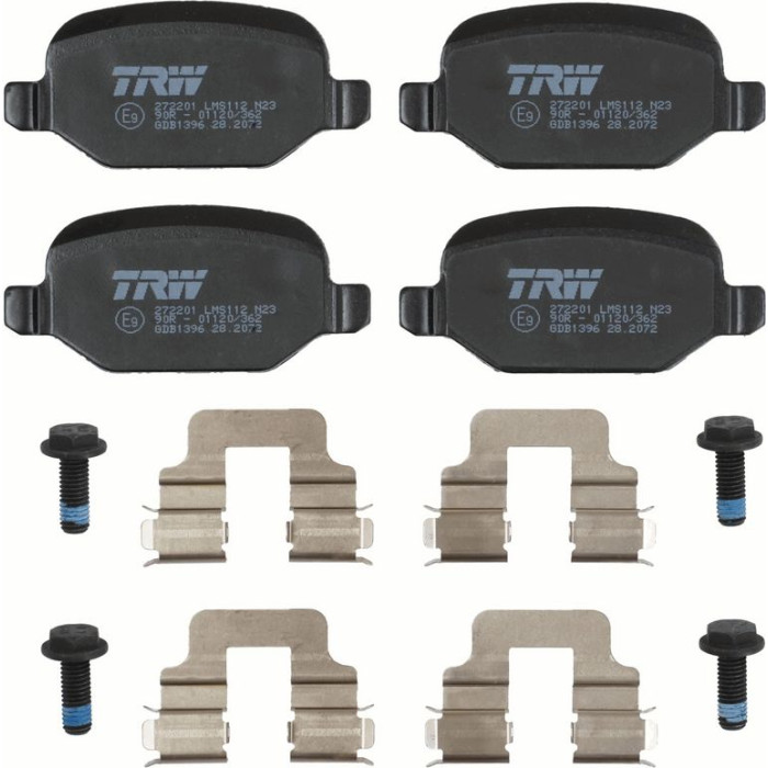 TRW GDB1396 Bremsbelagsatz, Scheibenbremse COTEC
