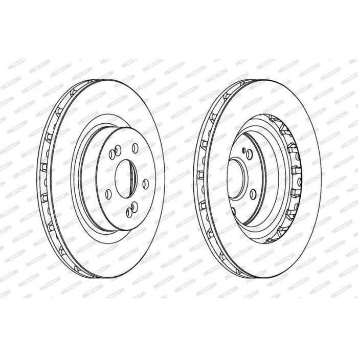 Ferodo DDF1524C-1 Bremsscheibe PREMIER