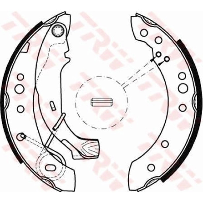 TRW GS8467 Bremsbackensatz TRW GS8467 Bremsbackensatz