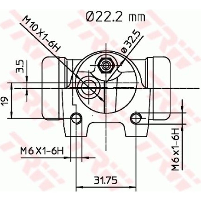 TRW BWH135 Radbremszylinder TRW BWH135 Radbremszylinder
