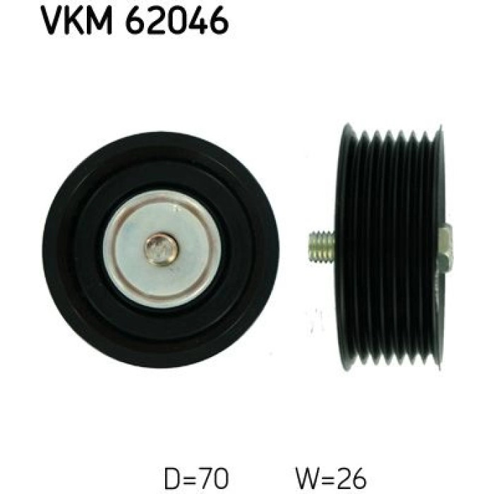 SKF VKM 62046 Umlenkrolle/Führungsrolle, Keilrippenriemen SKF VKM 62046 Umlenkrolle/Führungsrolle, Keilrippenriemen
