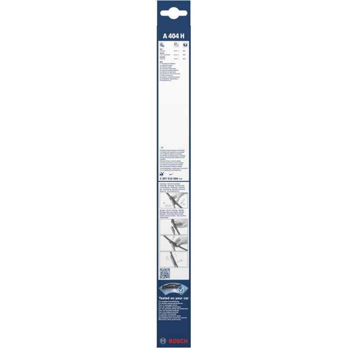 BOSCH A 404 H Scheibenwischer Rear Aerotwin 3 397 016 086 BOSCH A 404 H Scheibenwischer Rear Aerotwin 3 397 016 086