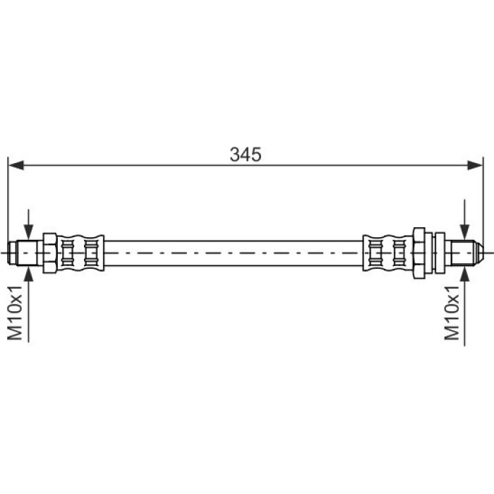 BOSCH 1 987 476 447 Bremsschlauch