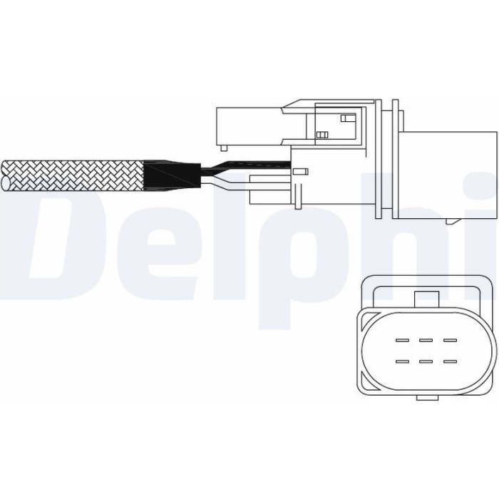 Delphi ES11022-12B1 Lambdasonde Delphi ES11022-12B1 Lambdasonde