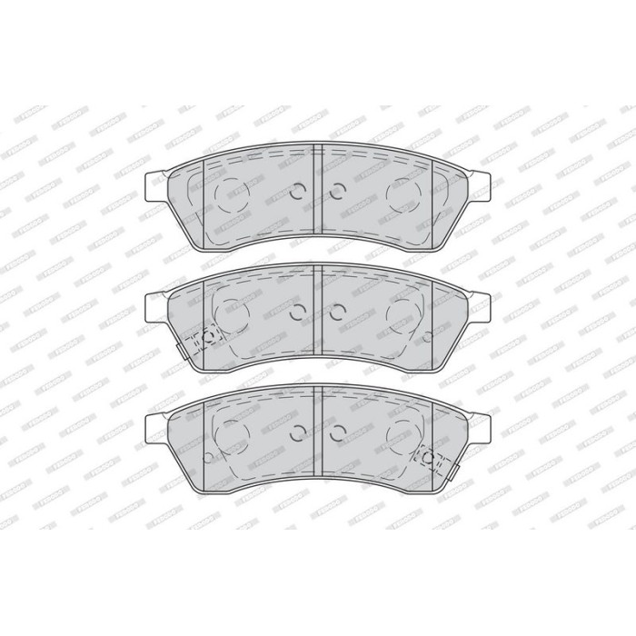 Ferodo FDB4305 Bremsbelagsatz, Scheibenbremse PREMIER ECO FRICTION Ferodo FDB4305 Bremsbelagsatz, Scheibenbremse PREMIER ECO FRICTION