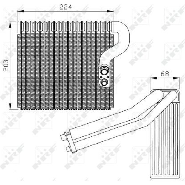 NRF 36063 Verdampfer, Klimaanlage EASY FIT NRF 36063 Verdampfer, Klimaanlage EASY FIT
