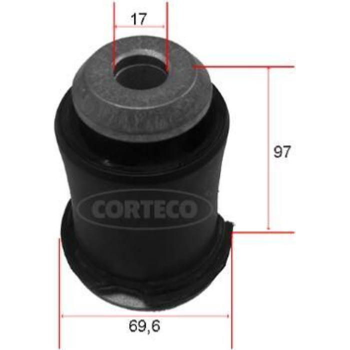 Corteco 80001164 Lagerung, Lenker Corteco 80001164 Lagerung, Lenker