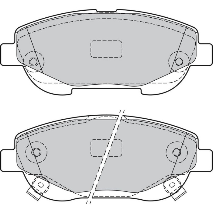 Valeo 601290 Bremsbelagsatz, Scheibenbremse