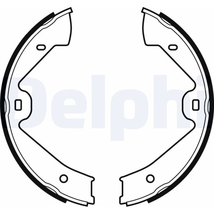 Delphi LS2070 Bremsbackensatz, Feststellbremse Delphi LS2070 Bremsbackensatz, Feststellbremse