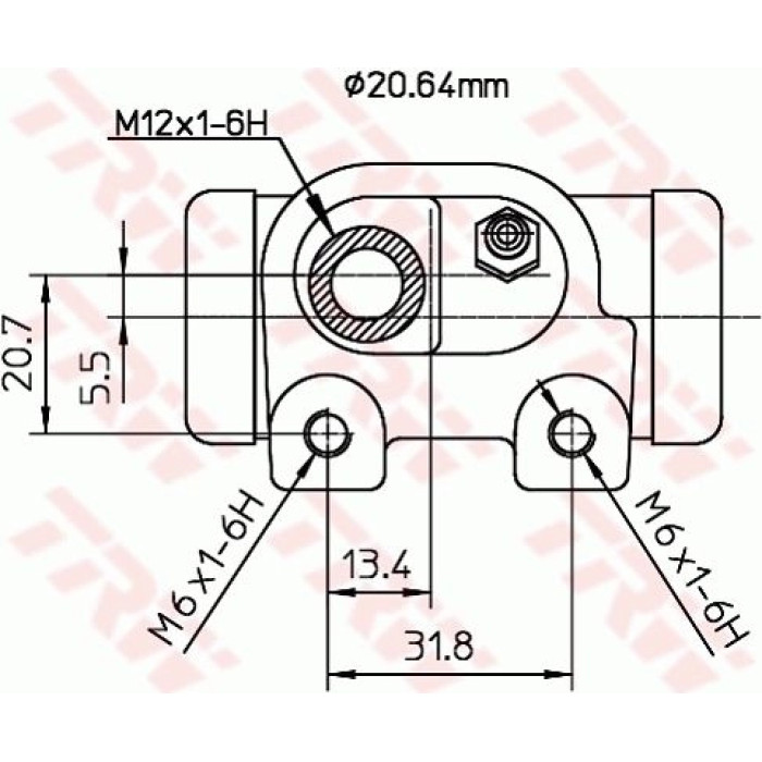 TRW BWF129 Radbremszylinder TRW BWF129 Radbremszylinder