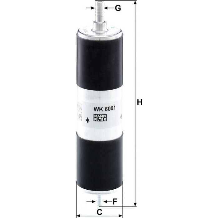 Mann-Filter WK 6001 Kraftstofffilter
