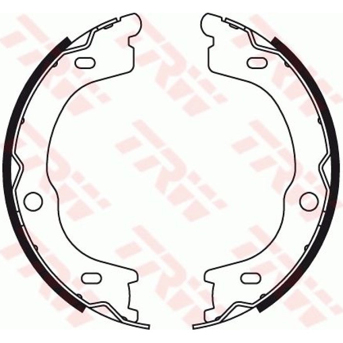 TRW GS8784 Bremsbackensatz, Feststellbremse TRW GS8784 Bremsbackensatz, Feststellbremse