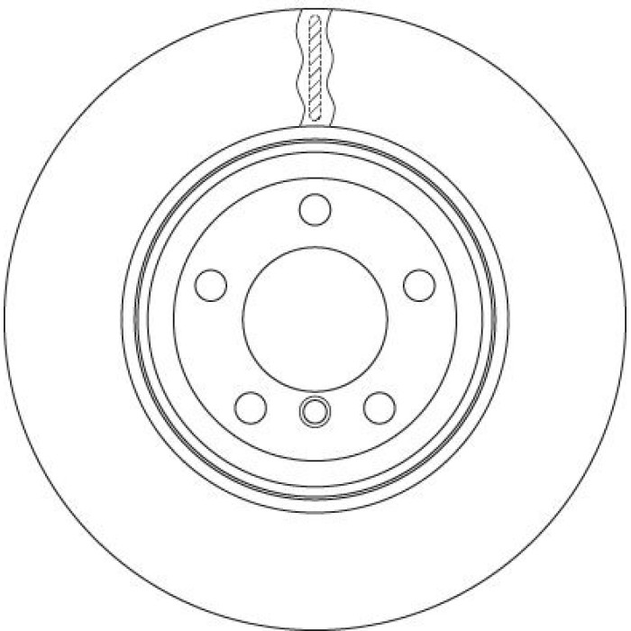 TRW DF6471 Bremsscheibe TRW DF6471 Bremsscheibe