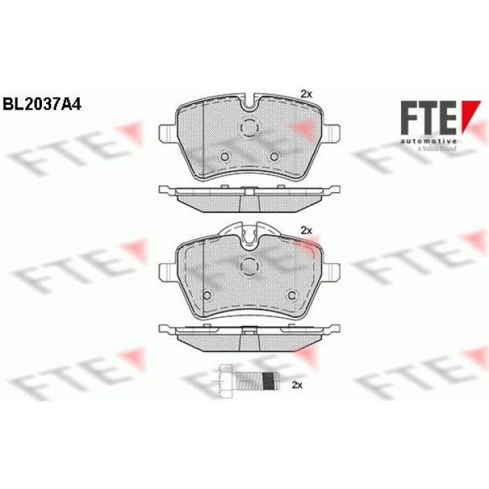 FTE 9010622 Bremsbelagsatz, Scheibenbremse FTE 9010622 Bremsbelagsatz, Scheibenbremse