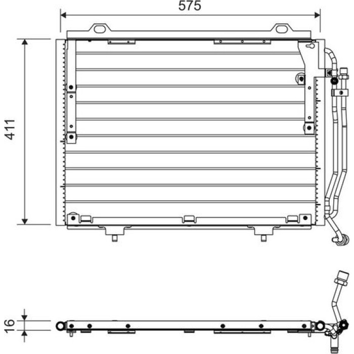 Valeo 817563 Kondensator, Klimaanlage Valeo 817563 Kondensator, Klimaanlage