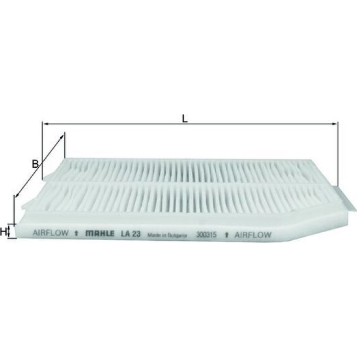 Knecht LA 23 Filter, Innenraumluft Knecht LA 23 Filter, Innenraumluft