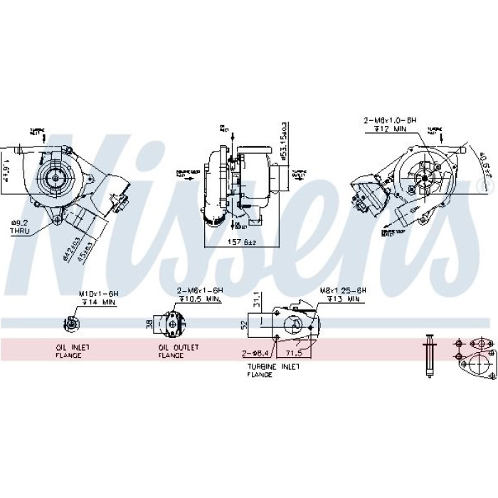 Nissens Turbolader 93102