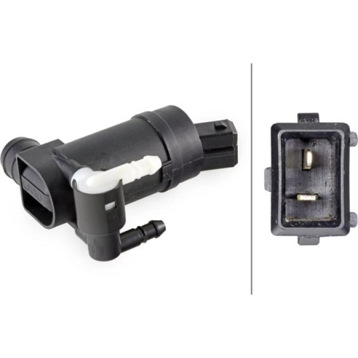 Hella 8TW 010 958-001 Waschwasserpumpe, Scheibenreinigung Hella 8TW 010 958-001 Waschwasserpumpe, Scheibenreinigung