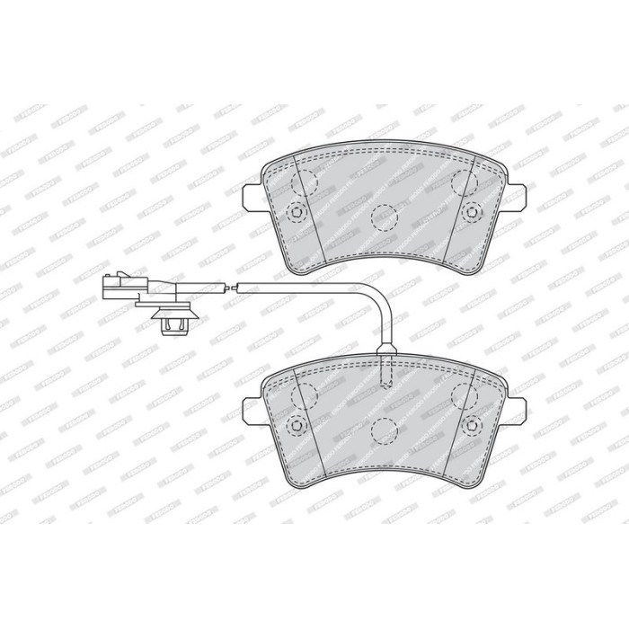Ferodo FDB4340 Bremsbelagsatz, Scheibenbremse PREMIER ECO FRICTION Ferodo FDB4340 Bremsbelagsatz, Scheibenbremse PREMIER ECO FRICTION