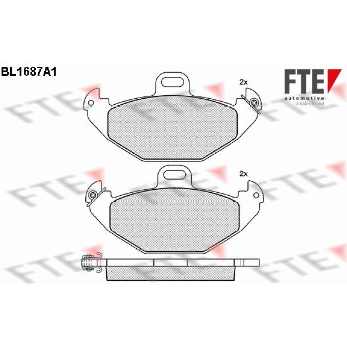 FTE 9010299 Bremsbelagsatz, Scheibenbremse FTE 9010299 Bremsbelagsatz, Scheibenbremse