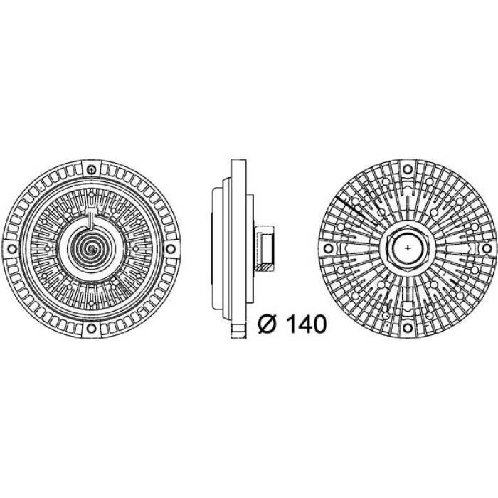 Mahle CFC 105 000P Kupplung, Kühlerlüfter BEHR Premium Line Mahle CFC 105 000P Kupplung, Kühlerlüfter BEHR Premium Line