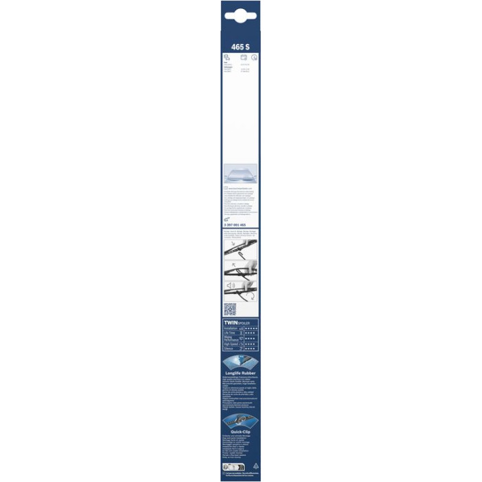 BOSCH 465 S Scheibenwischer Twin 3 397 001 465