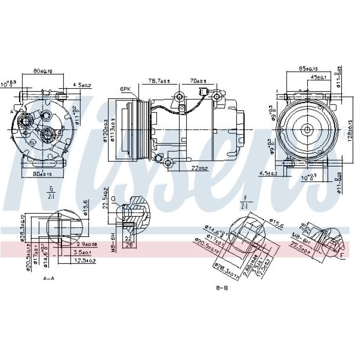 Nissens 89388 Kompressor, Klimaanlage FIRST FIT Nissens 89388 Kompressor, Klimaanlage FIRST FIT