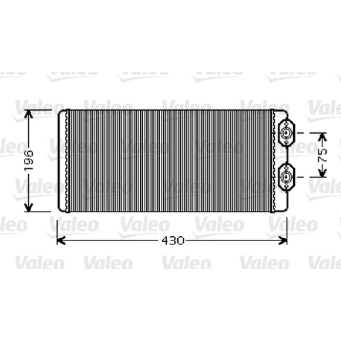 Valeo 812343 Wärmetauscher, Innenraumheizung Valeo 812343 Wärmetauscher, Innenraumheizung