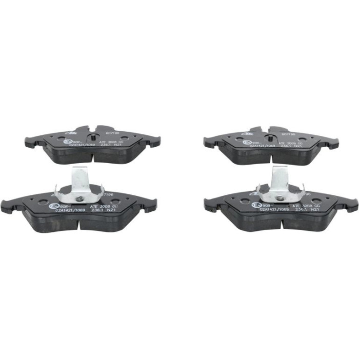 ATE 13.0460-7196.2 Bremsbelagsatz, Scheibenbremse ATE 13.0460-7196.2 Bremsbelagsatz, Scheibenbremse