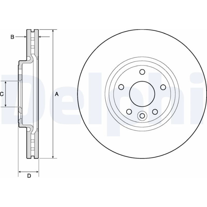 Delphi BG4765C Bremsscheibe Delphi BG4765C Bremsscheibe