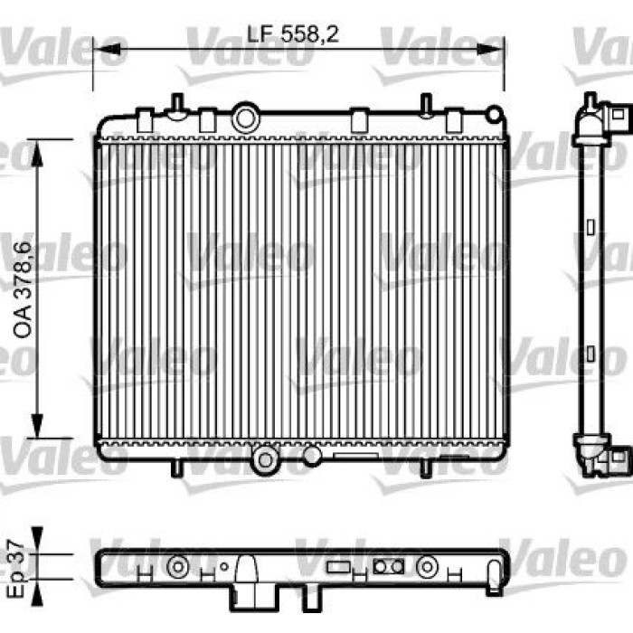 Valeo 734463 Kühler, Motorkühlung