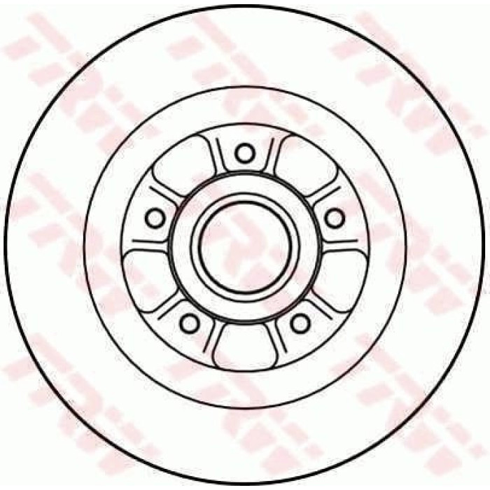 TRW DF4227 Bremsscheibe TRW DF4227 Bremsscheibe
