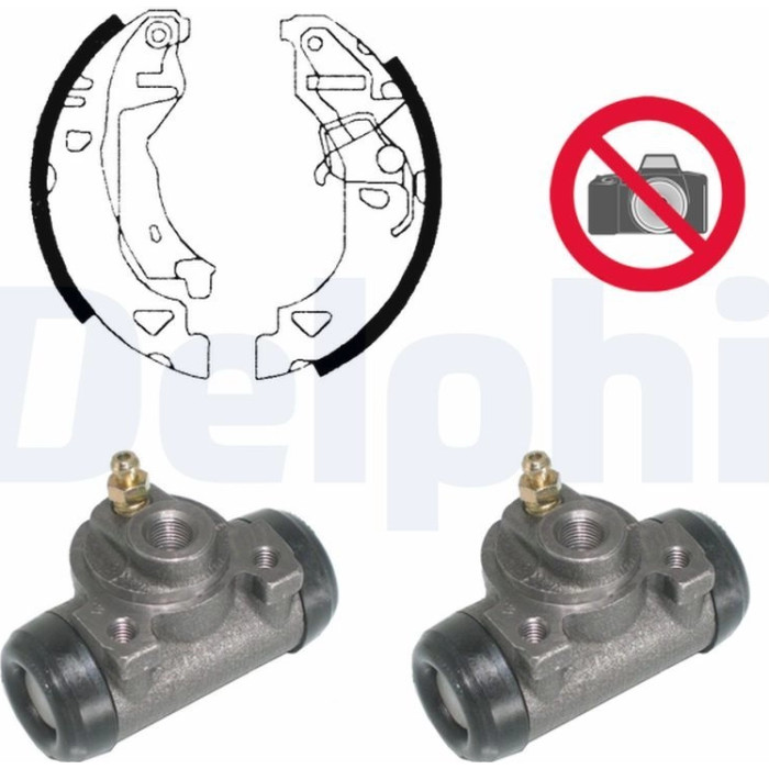 Delphi KP972 Bremsbackensatz Delphi KP972 Bremsbackensatz