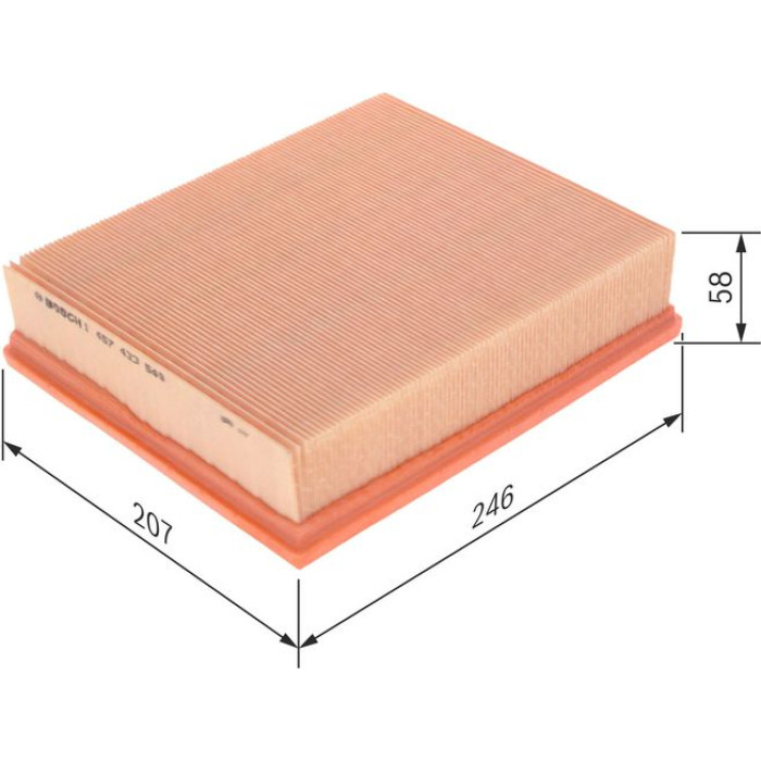 BOSCH 1 457 433 549 Luftfilter