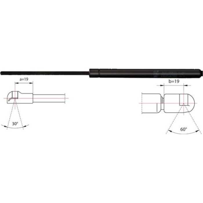 Gasfeder, Koffer-/Laderaum 2110449 Gasfeder, Koffer-/Laderaum 2110449