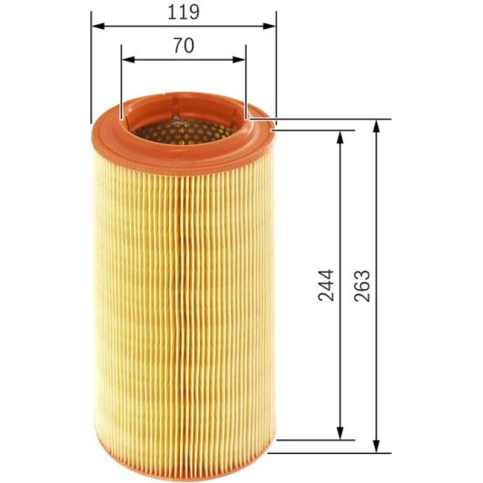 BOSCH 1 457 433 538 Luftfilter BOSCH 1 457 433 538 Luftfilter