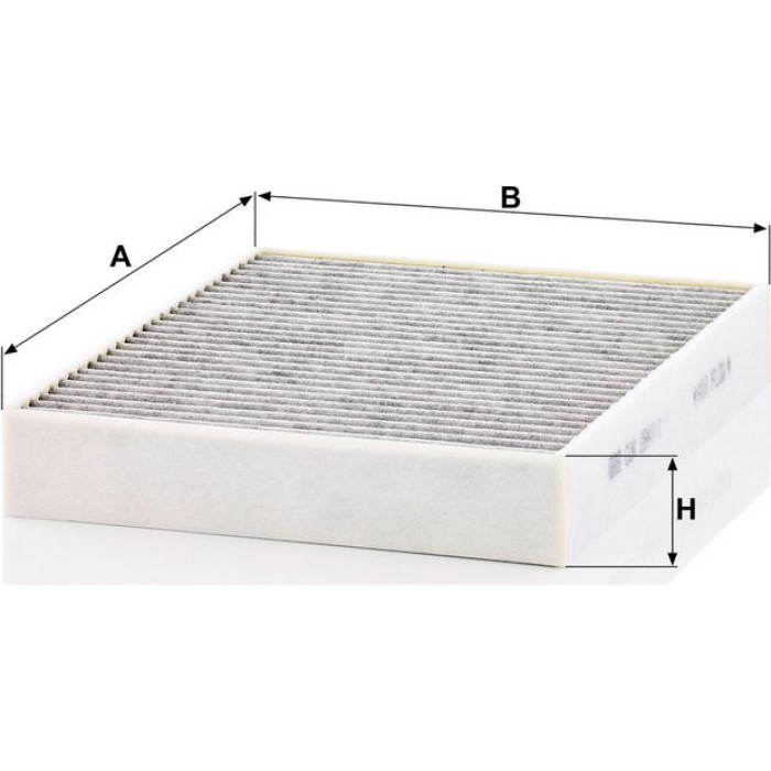 MANN-FILTER CUK 2847/1 Innenraumfilter, Aktivkohlefilter