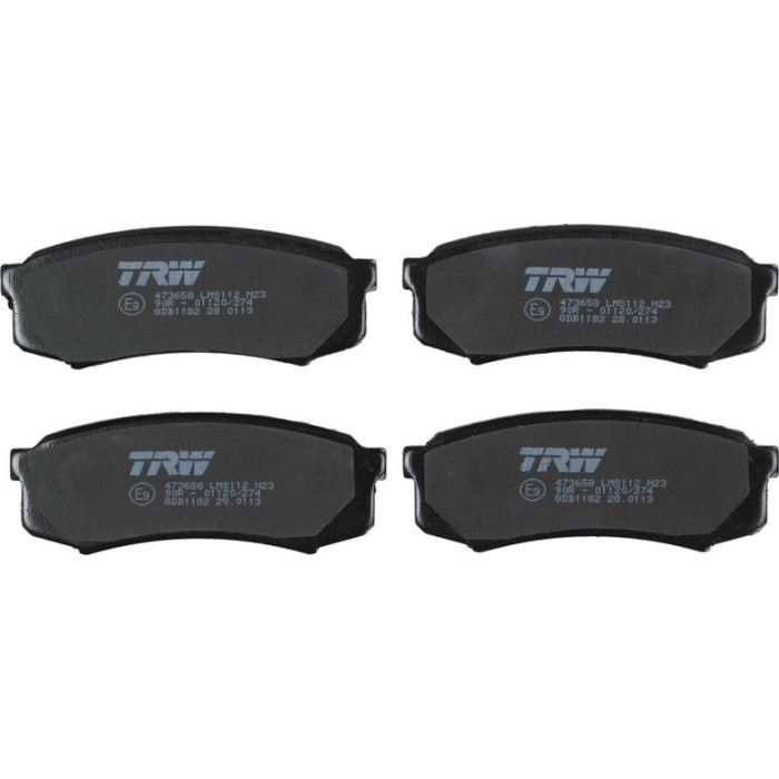 TRW GDB1182 Bremsbelagsatz, Scheibenbremse COTEC TRW GDB1182 Bremsbelagsatz, Scheibenbremse COTEC
