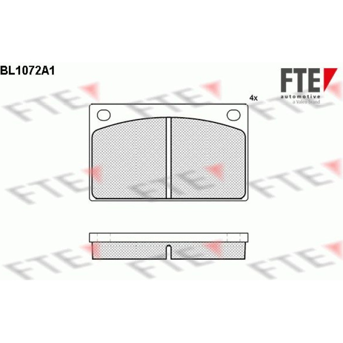 FTE 9010023 Bremsbelagsatz, Scheibenbremse FTE 9010023 Bremsbelagsatz, Scheibenbremse