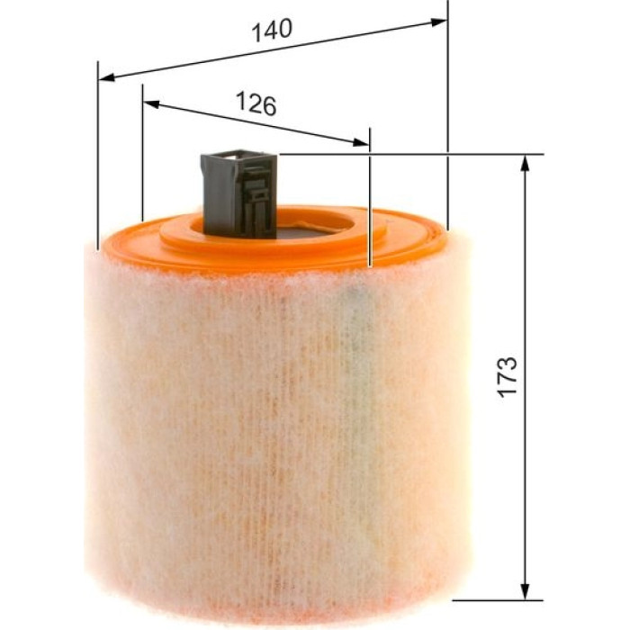 BOSCH F 026 400 436 Luftfilter BOSCH F 026 400 436 Luftfilter