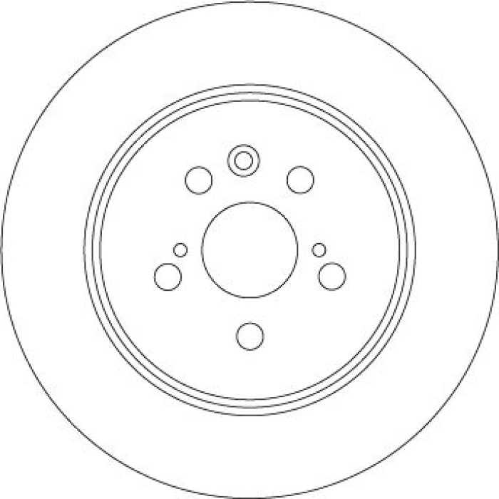 TRW DF4480 Bremsscheibe