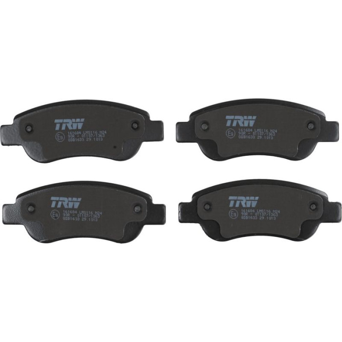 TRW GDB1633 Bremsbelagsatz, Scheibenbremse COTEC TRW GDB1633 Bremsbelagsatz, Scheibenbremse COTEC