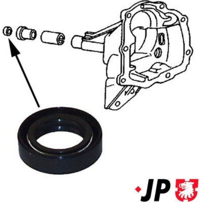 JP Group 1132102200 Wellendichtring, Schaltgetriebe JP