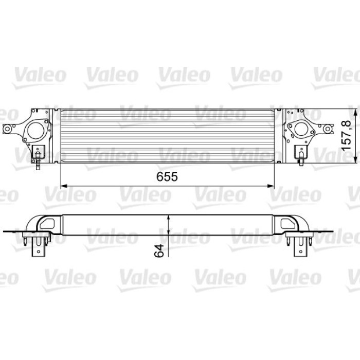 Valeo 818358 Ladeluftkühler Valeo 818358 Ladeluftkühler