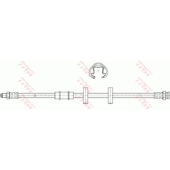 TRW PHB327 Bremsschlauch