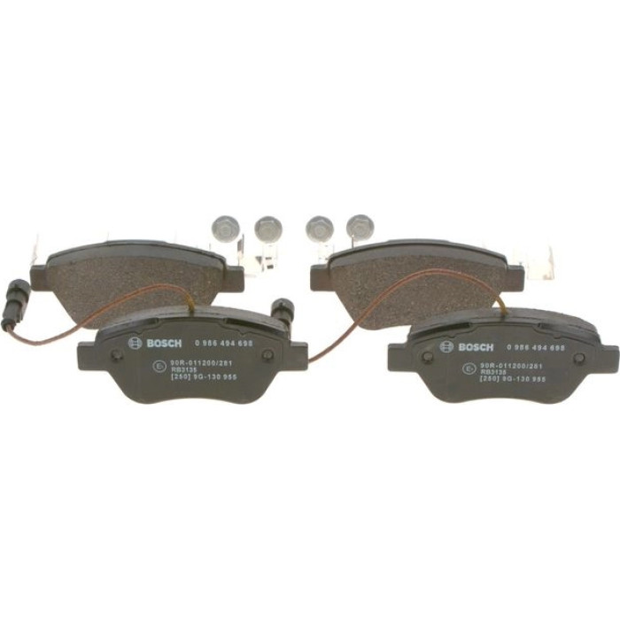 BOSCH 0 986 494 698 Bremsbelagsatz, Scheibenbremse BOSCH 0 986 494 698 Bremsbelagsatz, Scheibenbremse