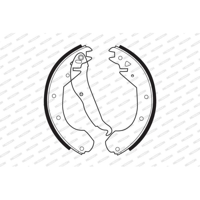 Ferodo FSB199 Bremsbackensatz PREMIER Ferodo FSB199 Bremsbackensatz PREMIER