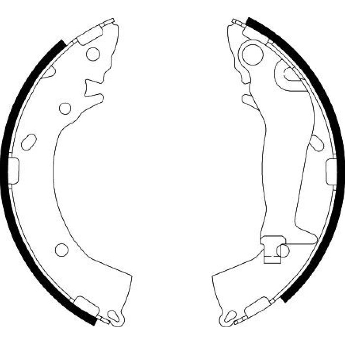 Hella 8DB 355 002-821 Bremsbackensatz