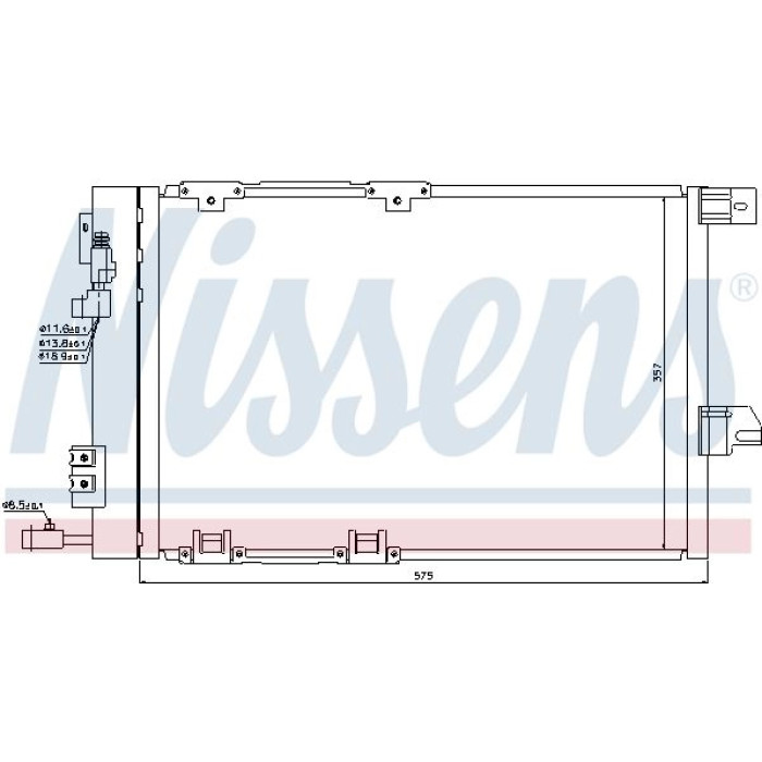 Nissens 94384 Kondensator, Klimaanlage FIRST FIT Nissens 94384 Kondensator, Klimaanlage FIRST FIT